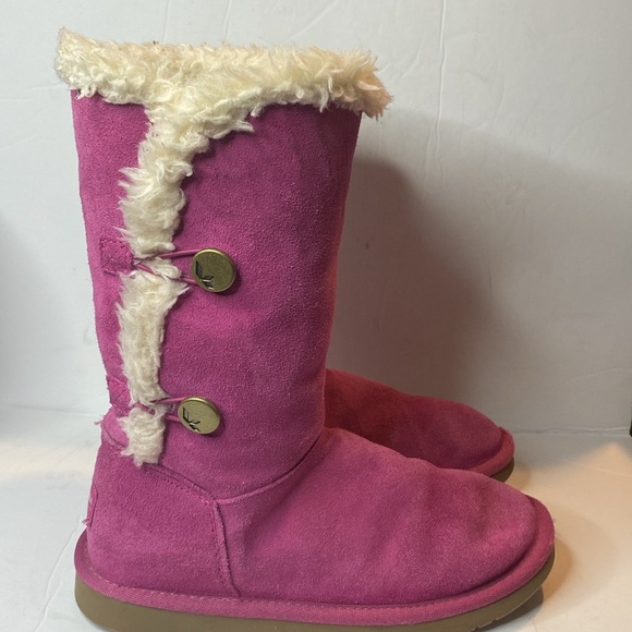 Koolaburra by Ugg Pink Suede Tall Boots - Picture 9 of 13